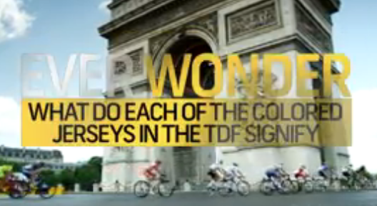 Ever Wonder: Tour de France Jersey Colors